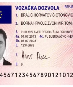 Croatia Driving License