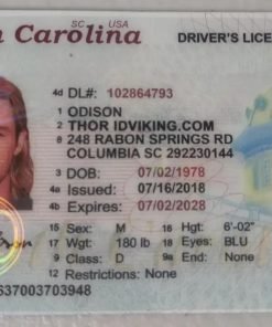 South Carolina Driving License