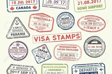 Visa/stamp affixion services