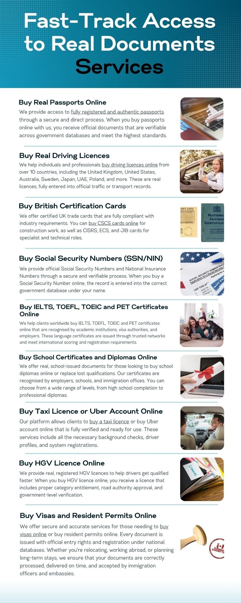 Fast-Track Access to Real Documents Services