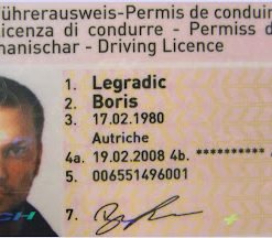 Swiss Driving License